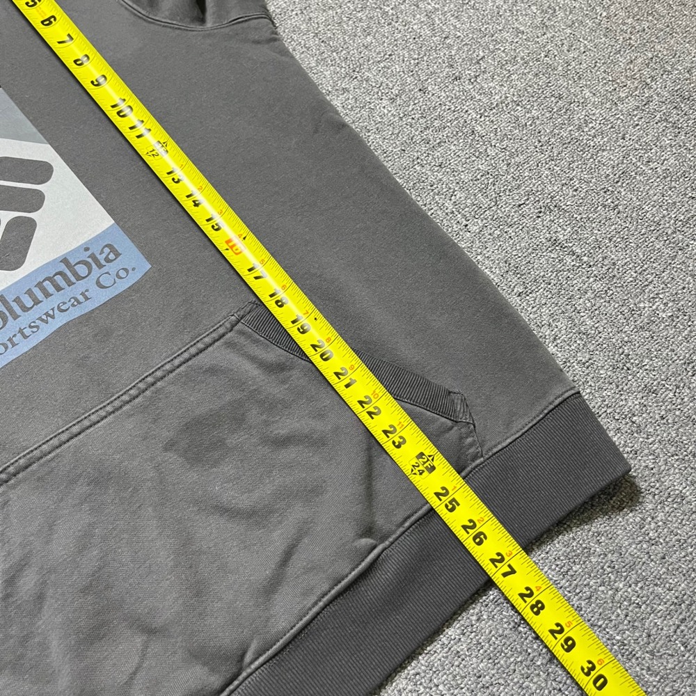 Columbia Sportswear Hoodie Size L Gray Graphic‎ Logo Pullover XM0399 Mens - Picture 6 of 10